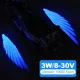 thumbnail image 1 of Alas de Ángel para motocicleta, luz LED de bienvenida para motocicleta, luz decorativa modificada, luces láser de ala, luces de proyección, 2 piezas, 1 of 5