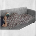 thumbnail image 6 of Botanical Soft Flannel Fleece Throw Blanket, Ginkgo Leaves Pattern Retro Effect Garden Rural Field Flowers, Cozy Plush for Indoor and Outdoor Use, 70" x 90", Mauve Taupe Mint Green, by Ambesonne, 6 of 6