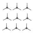 thumbnail image 2 of 9 Pcs Side Brush for Dreame Mova M1 / Trouver M1 Robot Vacuum Cleaner Parts Replacement, 2 of 5