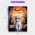 thumbnail image 5 of Mummy Exotic Shorthair Happy Halloween with Pumpkins Bats Spooky Fun Spiral Bound Journal Cat Lover Kitten Owner Gifts 5x7in Spiral Notebook - 00019, 5 of 5