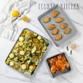 thumbnail image 5 of Country Kitchen Nonstick Cookware and Bakeware Set with Stackable Design, Denim, 13-Piece, 5 of 9