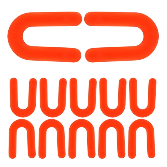 WASHWEPE 100Pcs Tile Spacers Plastic Horseshoe Shims For Leveling Ceramic Tiles