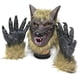 thumbnail image 1 of Máscara de lobo feroz con guantes de garras, perfecta para carnaval, Halloween y carnaval, disfraz para adultos, látex, unisex, talla única, 1 of 5