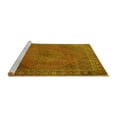 thumbnail image 2 of Ahgly Company Machine Washable Indoor Rectangle Persian Yellow Traditional Area Rugs, 5' x 8', 2 of 4