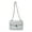 silver, variant on Glitter Wave Crossbody Bag for Women, Stylish Chain Shoulder Purse - Trendy Casual Daily Square Bag