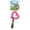 Pink, variant on Diggers TPR Heart and Rope Dog Toy for Small Dogs - Blue | Durable Chew Toy with Dental Cleaning Nubs and Tug Design