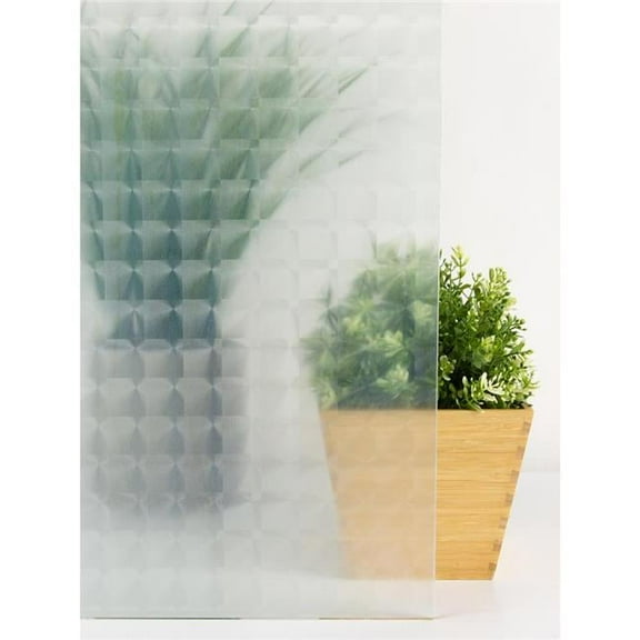 78.74 x 17.71 in. Squares Window Film, Set of 2
