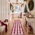 thumbnail image 2 of KUETH 2'x5' Christmas Machine Washable Runner Rug, Non-Slip Rugs for Kitchen, Hallway and Entryway, Red, 2 of 8
