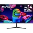 thumbnail image 1 of SANSUI Monitor 24 pulgadas 100Hz IPS 1080P Monitor de computadora HDMI VGA HDR Inclinación ajustable/Compatible con VESA, para juegos y oficina (Cable HDMI ES-24X3AL incluido), 1 of 5