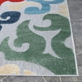 thumbnail image 3 of BNM Vintage Damask Indoor Outdoor Area Rug, 8' x 10', Multicolor, 3 of 8