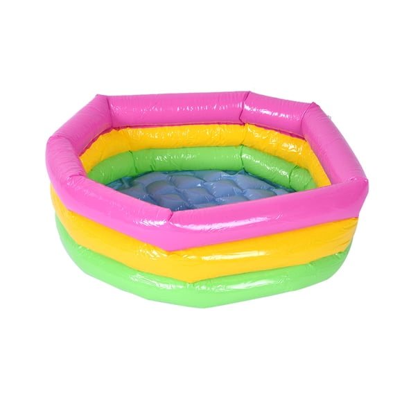 Piscine Gonflable à Trois Couches Résistante à l'Usure, Petite Piscine Gonflable, PVC pour le Bain et les Jeux