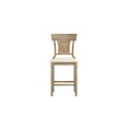 thumbnail image 2 of Linon Roseglen 26" High Back Indoor Wood Counter Stool, Graywash/Beige, 2 of 8