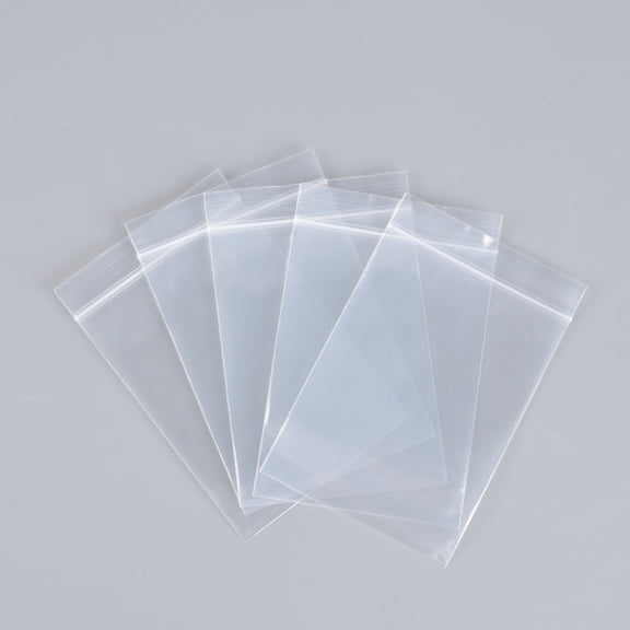 100Pcs 4x6 inch Polyethylene Zip Lock Bags Cellophane Bags Resealable Packaging Bags Top Seal Self Seal Bag for Gift Packaging Treats Favors