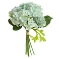 thumbnail image 1 of OUSITAID Rose Artificial Flower Cloth Flower Home Decoration DIY Simulation Bonquets  Light Blue, 1 of 7