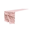 thumbnail image 2 of Christmas Table Flag Bows Heart Pattern Decorative Table Runner Tablecloth, Polyester, Red/Pink/Yellow/Purple, 180 x 38 cm, 1 pc, 2 of 6
