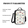 thumbnail image 3 of Hello kitty Lunch Bag Unisex Lunch Box, Reusable Lunch Tote Meal Prep Container Portable Leakproof Insulated Cooler Bag Food Tote for Work Office Picnic Beach Travel, 3 of 5