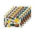 thumbnail image 4 of MKHERT Pineapple Watercolor Placemats Table Mats for Dining Room Kitchen Table Decoration 12x18 inch,Set of 6, 4 of 4