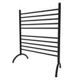 thumbnail image 2 of Amba Products 38" Matte Black 10 Cylindrical Brushed Bars Freestanding Towel Warmer, 2 of 3