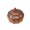 Rose Gold, variant on Mercury Glass Light up Pumpkin Light with Timer, with Led Lights Inside,Battery Operated Led Pumpkin Light,Ideal for Halloween Fall Decoration, Thanksgiving Rustic Deco