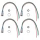 thumbnail image 1 of 4 Sets 10mm Waterproof Dual-Color LEDs, Red/Green, Common Anode, 12-24V, Pre-Wired, 1 of 5