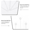 thumbnail image 2 of 1000Pcs White Transparent Plastic Sequin Pins for Crafting and Decorating, 2 of 9