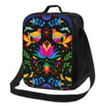 thumbnail image 1 of Balery Mexican Flower Traditional1 Caja de Almuerzo y Bolsa de Almuerzo para Hombres y Mujeres, Bolsa de Almuerzo Reutilizable con Gran Capacidad, Bolsa de Almuerzo Aislada, 1 of 7