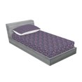 thumbnail image 2 of Ambesonne Flower Fitted Sheet & Pillow Sham Set, Blossoming Flowers Bouquet, Twin, Multicolor, 2 of 2