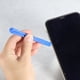 thumbnail image 5 of Plástico Espátula Palanca Apertura Reparación Herramientas 5uds para Móvil Teléfono PC Tableta Laptop LCD Pantalla Inteligente Teléfono Reparación 85x8.5mm Azul, 5 of 5