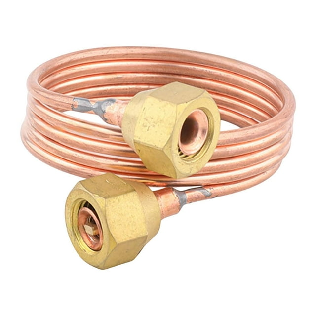Tubo capilar de cobre para aire acondicionado y refrigerador, bobina compacta de bricolaje, tubos de cobre para gabinetes de refrigeración, herramienta de hardware. 1 millón