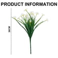 thumbnail image 2 of Dinheiro 8 Bündel künstliche Blumen im Freien UV-best?ndige gef?lschte Blumen Kein Verblassen Faux Kunststoff Pflanzen Garten Veranda Fenster Box Dekoration gef?lschte Blumen im Freien, 2 of 6