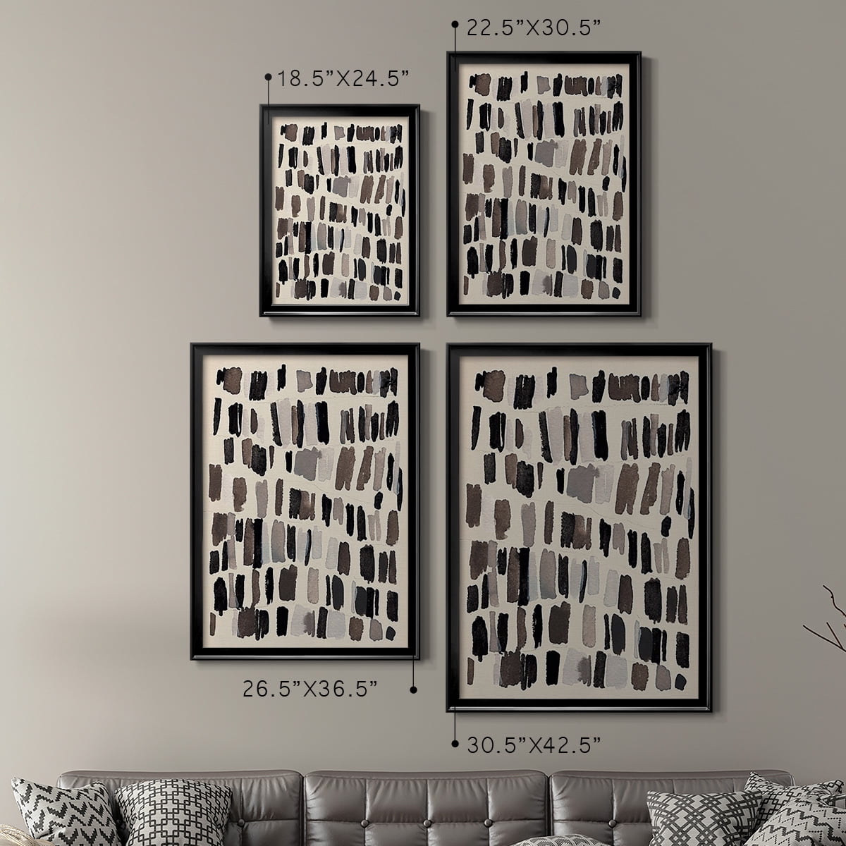 Chalk and Flint III Premium Framed Print, in Gold, Black, or Silver - Ready to Hang