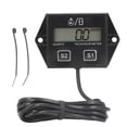 thumbnail image 2 of Tachometer Timer, LED LCD Screen SERVICE Reminder Low Voltage Design Tach Hour Meter  for 2/4-Stroke Gasoline Engine for Pickup Trucks Trailers Boats, 2 of 7