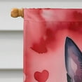 thumbnail image 5 of Belgian Malinois My Valentine House Flag 28 in x 40 in, 5 of 7