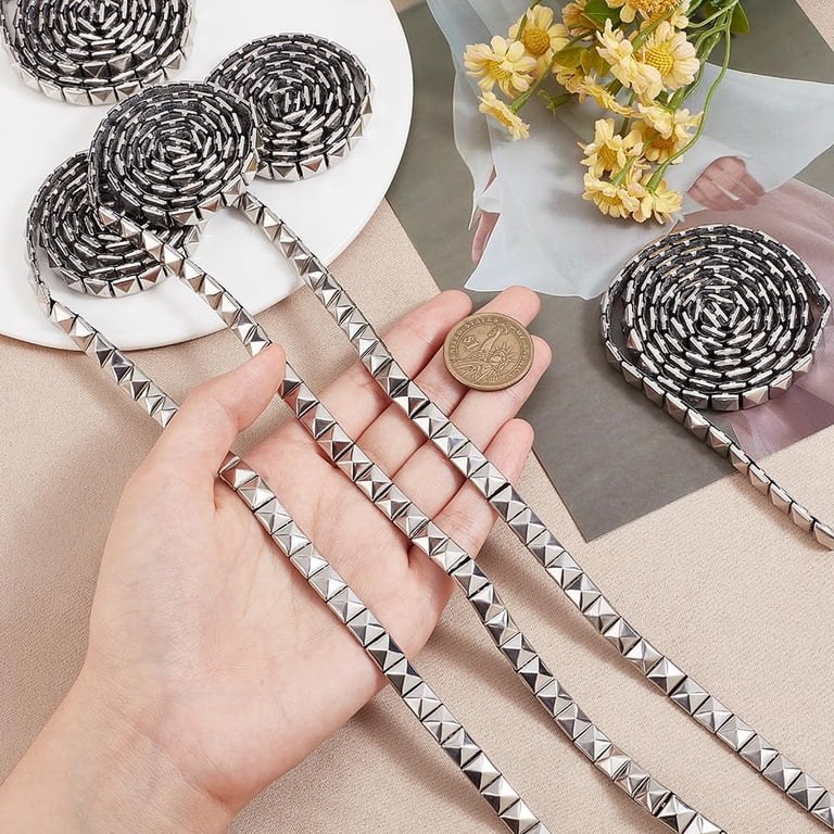 Honbay 100PCS 15mm Star Punk Rivets – Silver Metal Studs For DIY Purse, Handbag, Backpack, Jeans, Jacket, Belt, And Shoe Decor