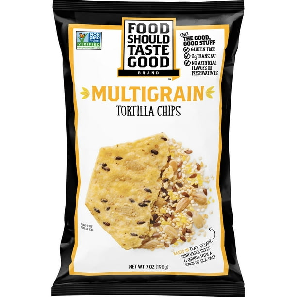 Food Should Taste Good Multigrain Tortilla Chips, 7 Oz.