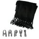 thumbnail image 2 of Pashmina larga fina Chal agradable y ligero Mascada elegantes de colores y para cualquier época del año Negro CHIC-FANTASY Bufanda para el cuello, 2 of 3