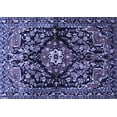 thumbnail image 1 of Ahgly Company Machine Washable Indoor Rectangle Persian Blue Traditional Area Rugs, 2' x 4', 1 of 4