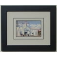 thumbnail image 3 of Post Card Frame for 3.5" X 5.5" Post Card Black Frame with Tan (Black Trim) Matting, 3 of 4