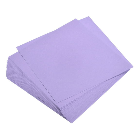 25 Sheets 8x8 Inch Origami Paper Double Sided Light Purple Square Sheet for Art Craft Project, Beginners