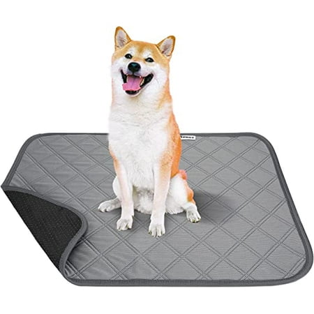 2-Pack Reusable Puppy Pads, Highly Absorbent, Senior Dog Incontinence Mattress, Waterproof Bottom, Non-Slip Dog Training Whiplash Pad, Washable Cat Guinea Pig Food Feeding Pad - Small