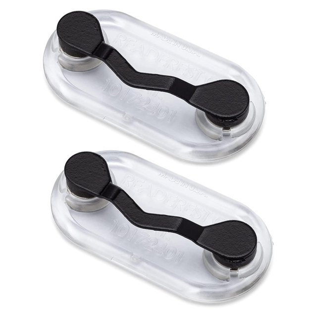 Set de 2 porta anteojos magnéticos Readerest, negro