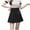 Black, variant on WTXUE Shorts, Skort A-Line, High Waist Pleated Casual Slim Short Fit Skirts Solid Falda Short Mujer Uniform Skirts for Girls Vestidos De Fiesta Largos De Noche Mini Women, Black Size S(US:6)