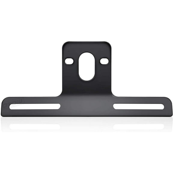 OTOW Steel License Plate Holder Bracket and Light Mount for Trailers, Trucks, Cars, Certain Motorcycles