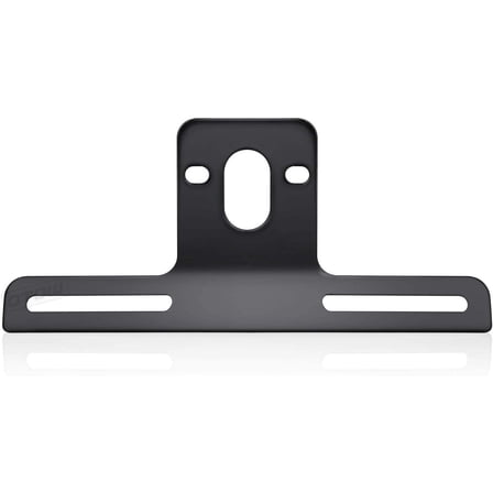 OTOW Steel License Plate Holder Bracket and Light Mount for Trailers, Trucks, Cars, Certain Motorcycles