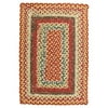 Homespice Four In Nine Patch Braided Rectangle Rug - (2 foot 6 inch x 6 foot)