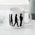 thumbnail image 5 of CafePress - Evolution Saxophone - 20 Oz White Ceramic Mega Mug, 5 of 5