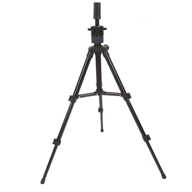 Mannequin Head Bracket, Lightweight Aluminum Alloy Retractable Height Head Model Tripod For Hairdressing Training
