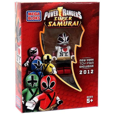Mega Bloks Power Rangers Super Samurai I Love NY Red Ranger Exclusive (Ny Rangers Best Players)
