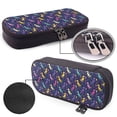 thumbnail image 4 of Lsque Colorful Dinosaur Printed Big Capacity PU Leather Pencil Case Large Pencil Pouch Stationery Pen Bag Pencil Holder for Teen, 4 of 6