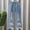 Light Blue#1, variant on SERTG Big Girls Print Flared Pants Elastic Waist Jeans Floral Bottom Kids Spring Summer Casual Everyday Outdoor Slim Trousers(Light Blue#2,5-6 Years)